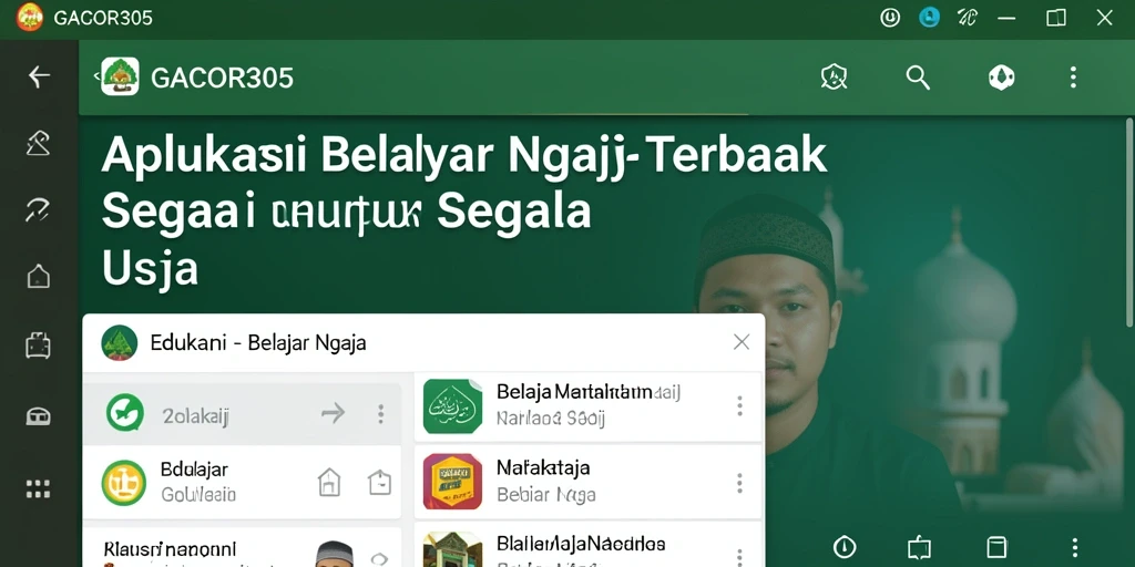 Tampilan antarmuka GACOR305 yang ramah pengguna dan fungsional.