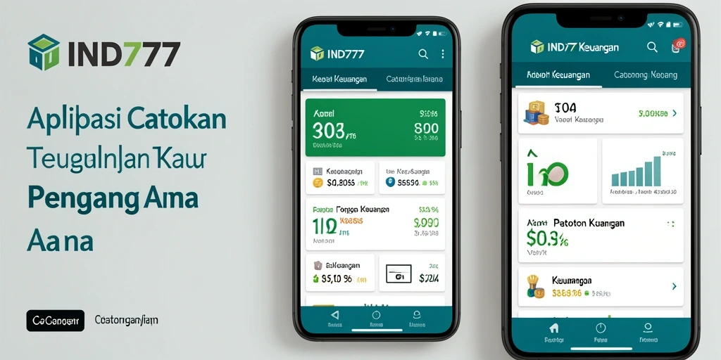 Antarmuka aplikasi Catatan Keuangan IND777 yang user-friendly dan fungsional.
