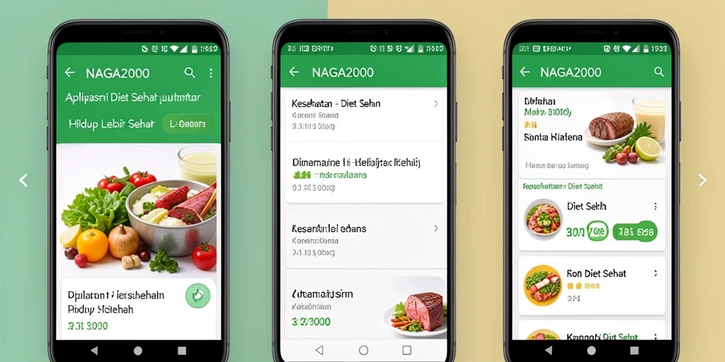 Tampilan antarmuka NAGA2000 yang user-friendly dan informatif.