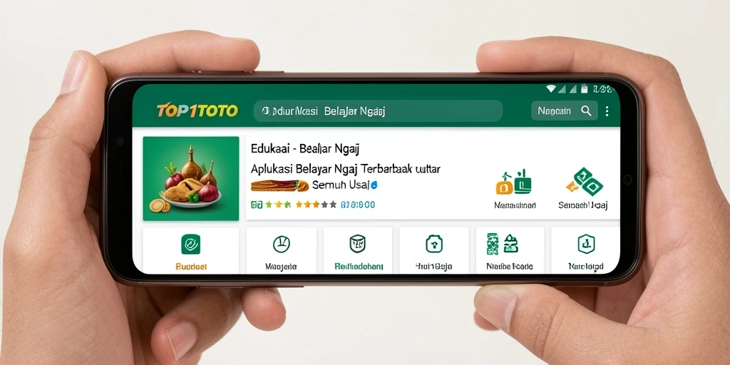 Antarmuka TOP1TOTO yang menarik dan mudah digunakan untuk Belajar Ngaji.
